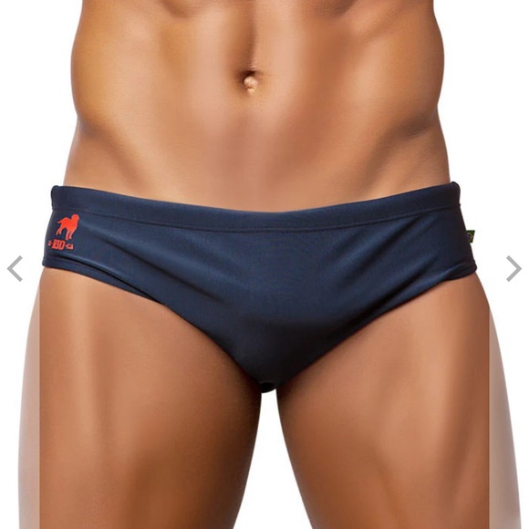 Ca-RIO-ca men’s sunga swim brief with logo size Large - Picture 7 of 7